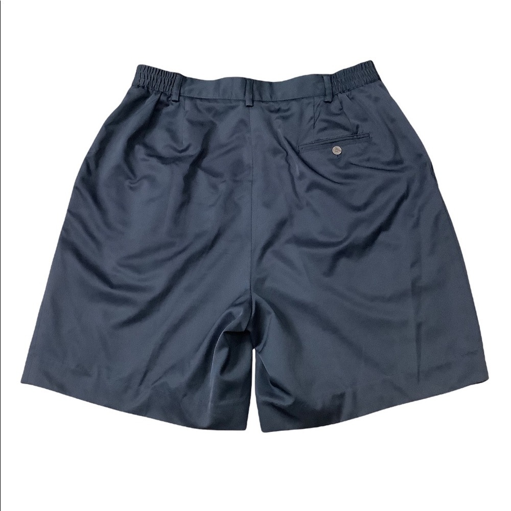 Women's Antigua Michigan Wolverines 12 L Large Shorts Khakis Chino Pleated Blue - Picture 4 of 7
